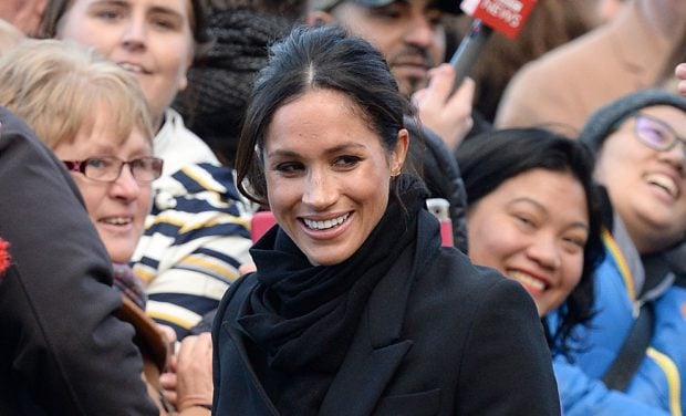 Meghan Markle look total black