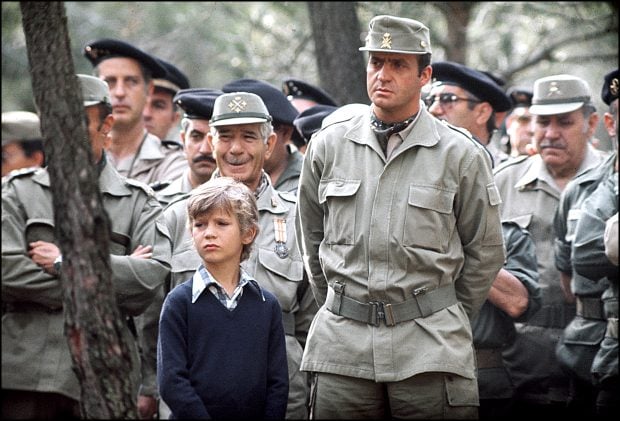El rey Felipe con su padre / Gtres