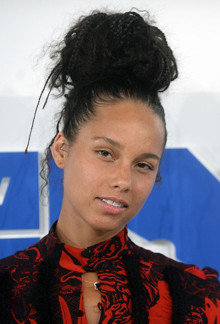 alicia keys miente sin maquillaje