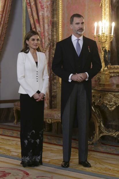 Los Reyes en el Palacio Real