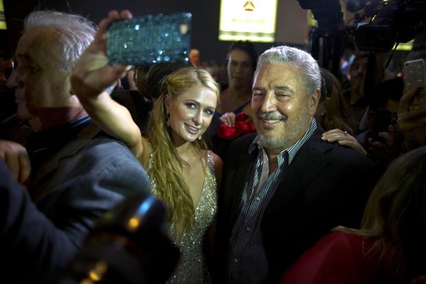 Fidelito con Paris Hilton