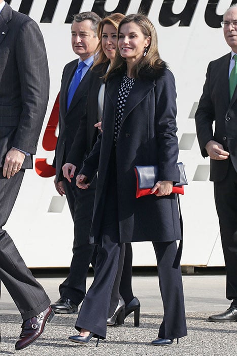 Letizia durante las entrega de las Medallas de Oro al Mérito en las Bellas Artes, febrero de 2018 / Gtres
