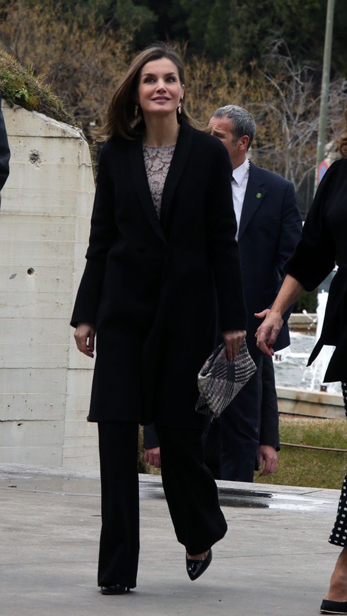 La Reina durante la entrega de los Premios Nacionales de Innovación y Diseño / Gtres