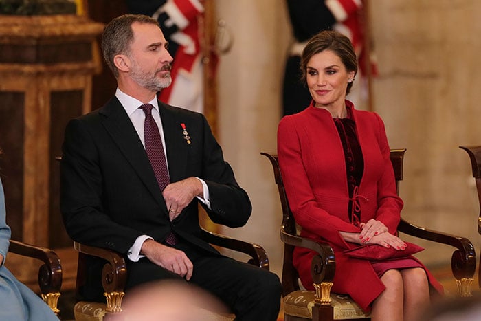 Los Reyes Felipe y Letizia