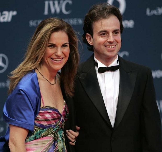 Arantxa Sánchez Vicario y Josep Santacana