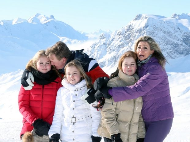 Los Reyes y sus hijas en Lech / Gtres