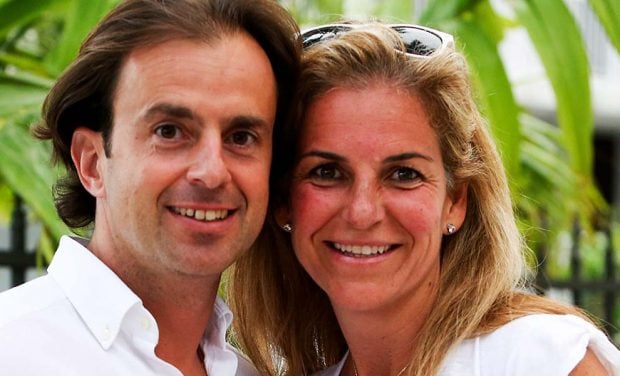 Josep Santacana y Arantxa S&aacute;nchez Vicario