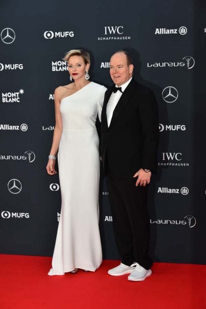 Premios Laureus 2018 Princesa Charlene y Pr&iacute;ncipe Alberto de M&oacute;naco