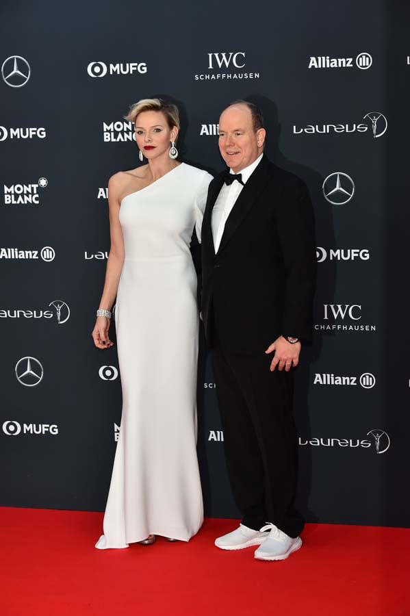 Premios Laureus 2018 Princesa Charlene y Príncipe Alberto de Mónaco