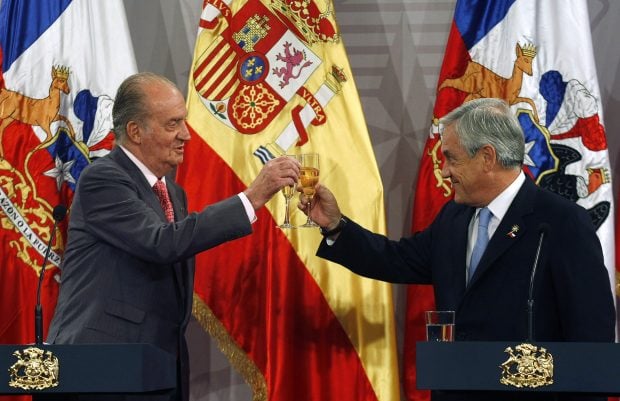 El rey Juan Carlos y Pi&ntilde;era / Gtres
