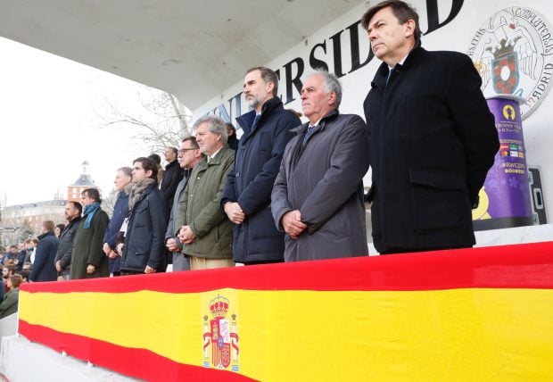 El Rey ha presidido el minuto de silencio en recuerdo a las v&iacute;ctimas del 11M / Casa Real