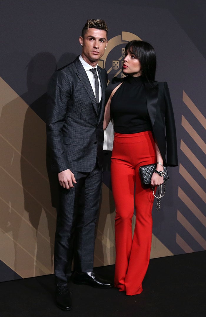 Georgina Rodríguez y Cristiano Ronaldo en los Premios de la Federación Portuguesa de Fútbol / Gtres