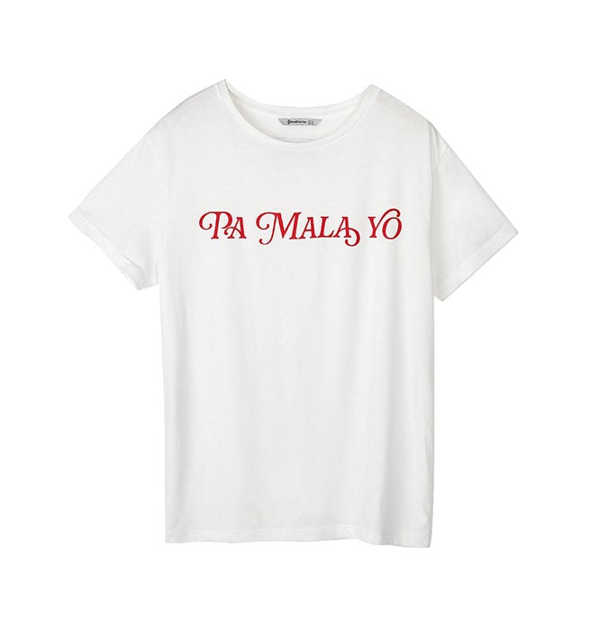 camiseta lo malo stradivarius