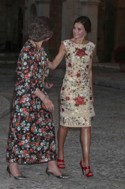 Reinas Letizia y Sof&iacute;a