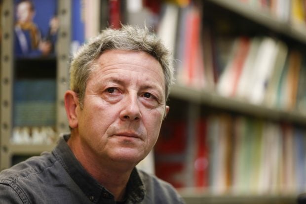 Alonso Guerrero durante la presentación de su libro / Gtres