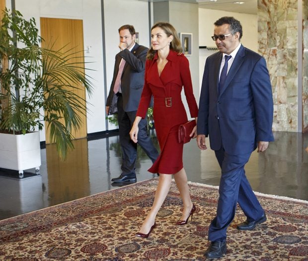 Do&ntilde;a Letizia en Ginebra con el Archy / Gtres