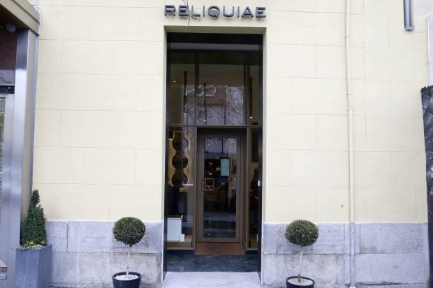 Exterior de la nueva tienda de Reliquiae en Madrid / Gtres