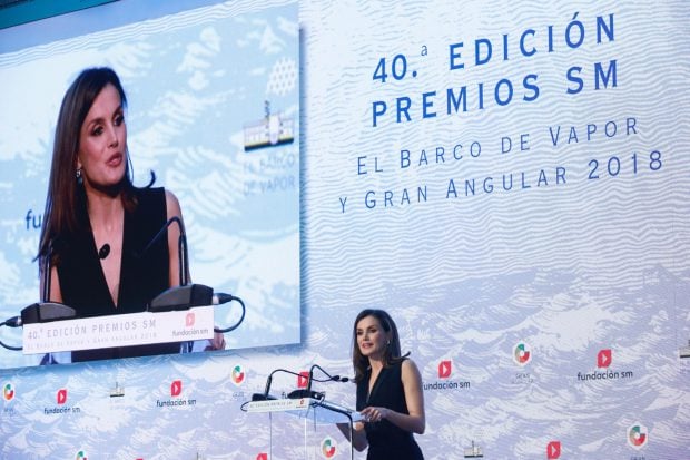 Doña Letizia durante su discurso / Casa Real