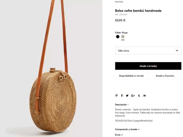 Bolso redondo