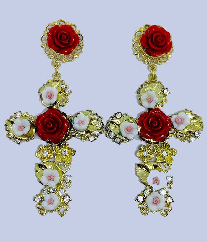 Pendientes Cruz Pedroche