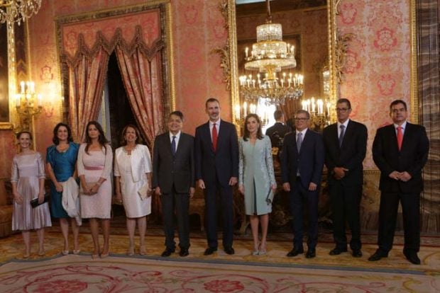 Rey Felipe y reina Letizia