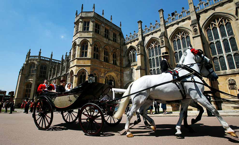 GALERÍA: Así ha sido la llegada de los novios a Windsor / Gtres