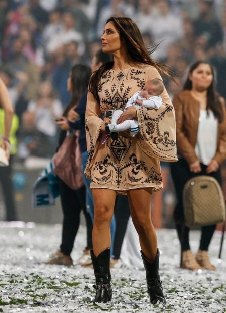 Pilar Rubio look celebración Copa Europa Madrid