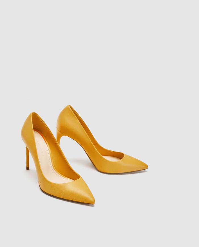 zapatos mostaza