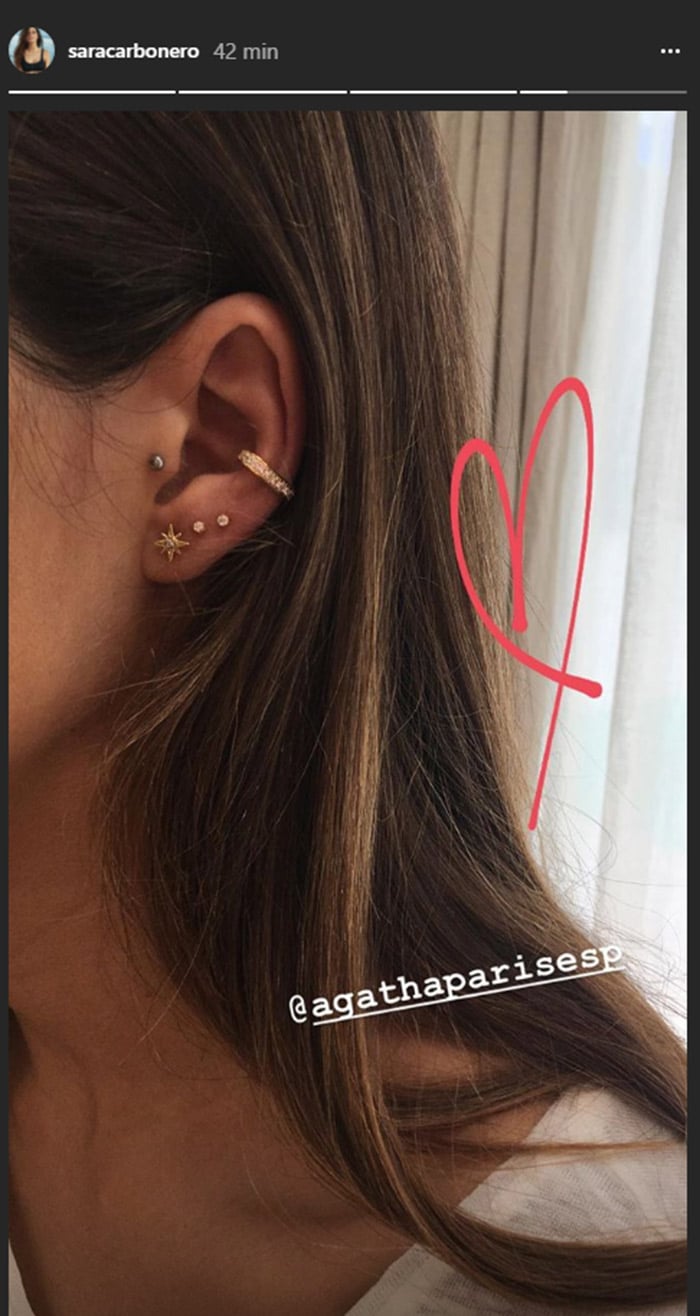Sara Carbonero Piercings agatha