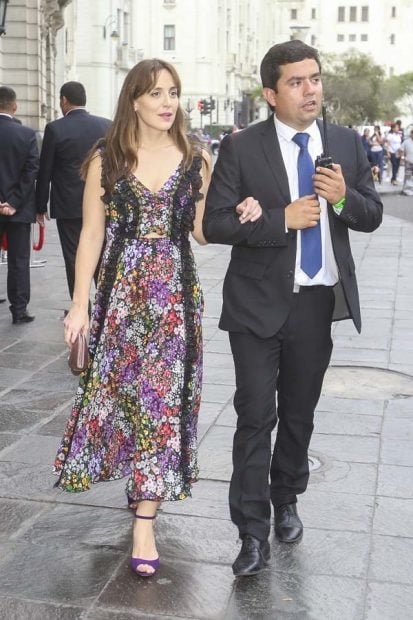 Tamara Falc&oacute; con un dise&ntilde;o floral de su colecci&oacute;n/ TFP ( Tamara Falc&oacute; Preysler)