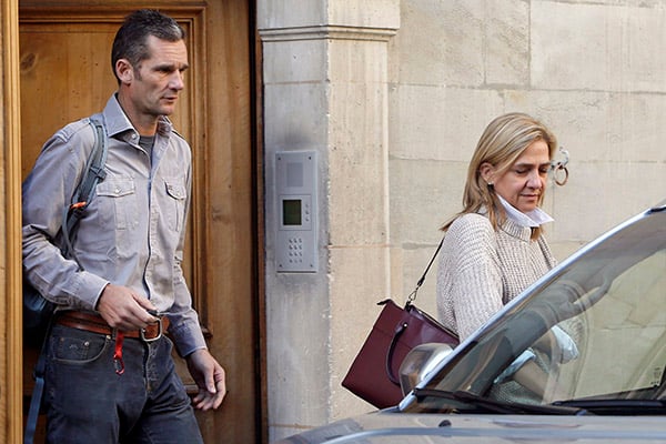 I&ntilde;aki Urdangarin y Cristina de Borb&oacute;n