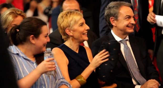 Laura Rodríguez, Sonsoles Espinosa y José Luís Rodríguez Zapatero