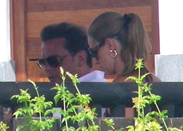 Luis Miguel y Genoveva Casanova