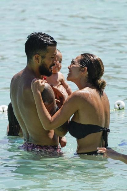Ezequiel Garay y Tamara Gorro