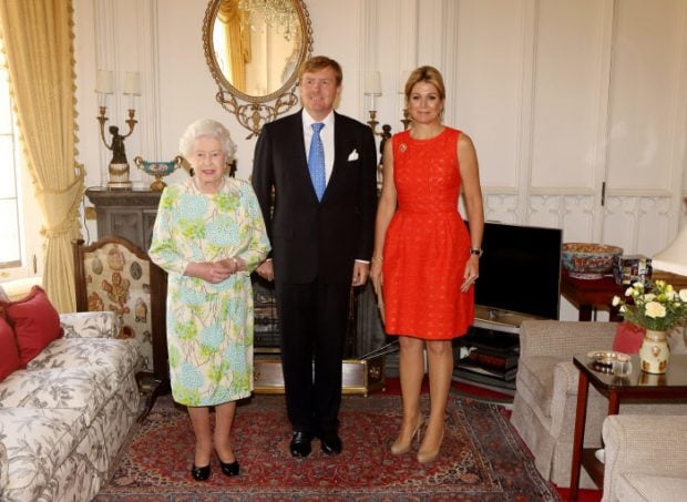 Los reyes holandeses con la reina Isabel en Windsor / Gtres
