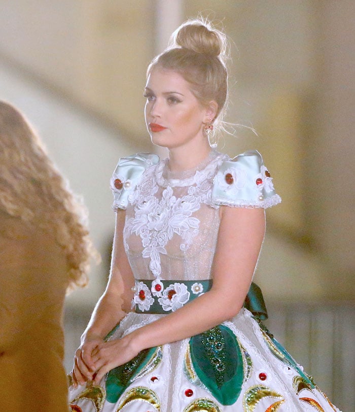 La nueva 'it-girl', Kitty Spencer, con un dise&ntilde;o de Dolce & Gabbana / Gtres
