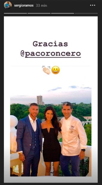 Sergio Ramos y Pilar Rubio