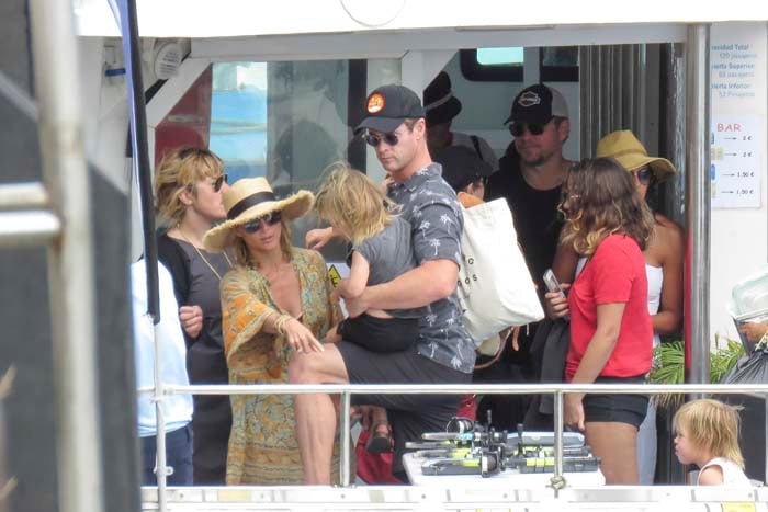 Matt Damon , Elsa Pataky y Chris Hemsworth