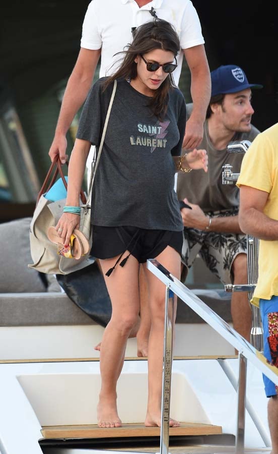 La hija de Carolina de Mónaco con shorts y camiseta / Gtres