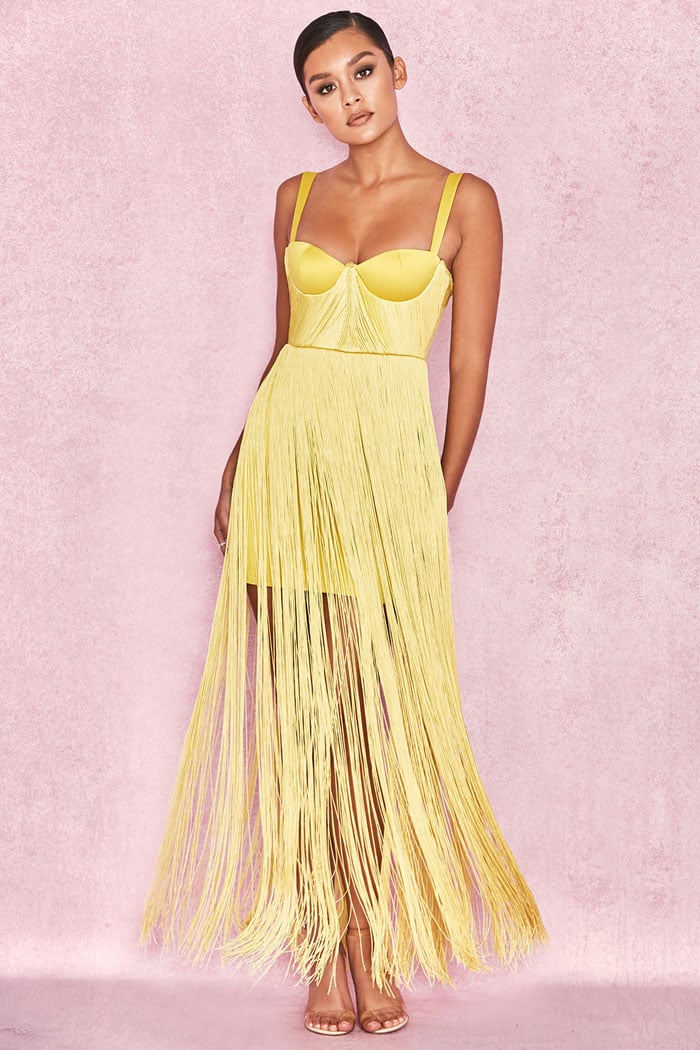 Vestido de flecos de House of CBS