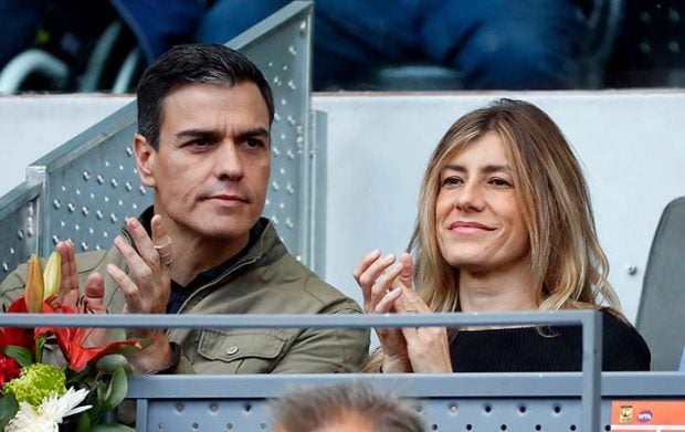 Pedro Sánchez junto a Begoña Gómez