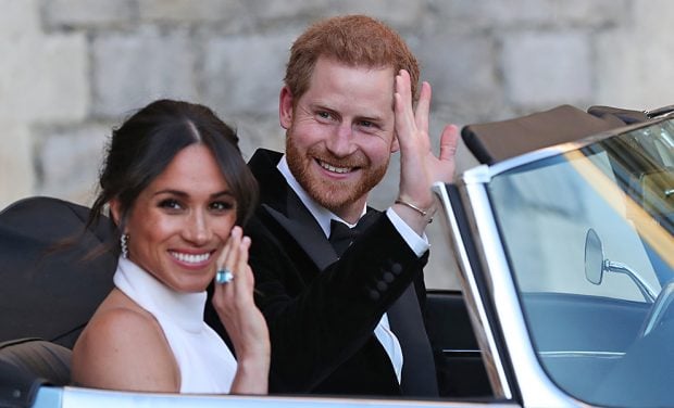 Meghan y Harry el d&iacute;a de su boda / Gtres