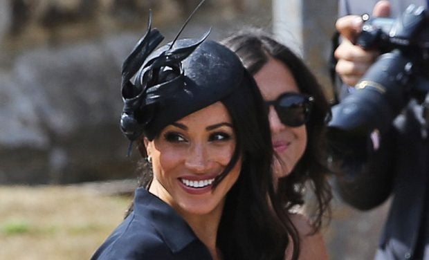 Meghan Markle a su llegada a la boda / Gtres