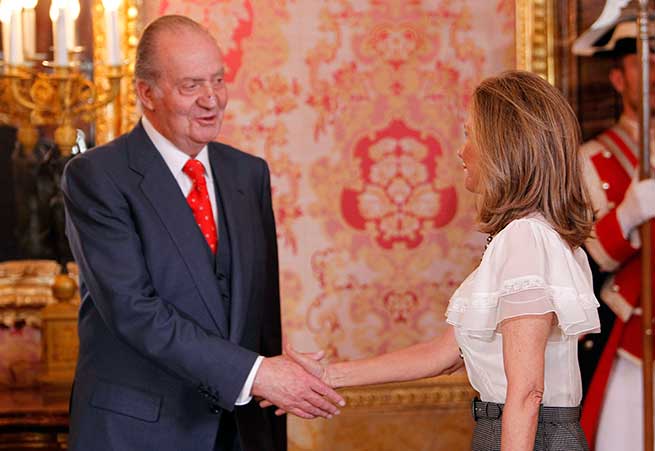 Don Juan Carlos y Alicia Koplowitz