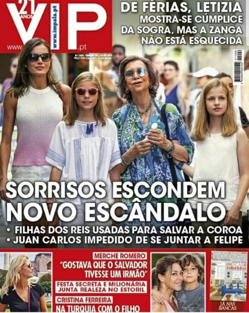 Portada de la revista VIP