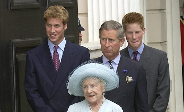 pr&iacute;ncipes Harry y Guillermo
