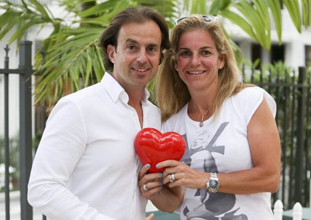 Arantxa S&aacute;nchez Vicario y Josep Santacana