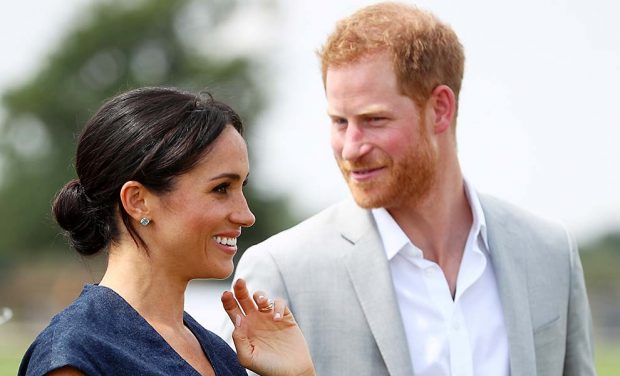 Meghan Markle y el príncipe Harry en una imagen del pasado julio