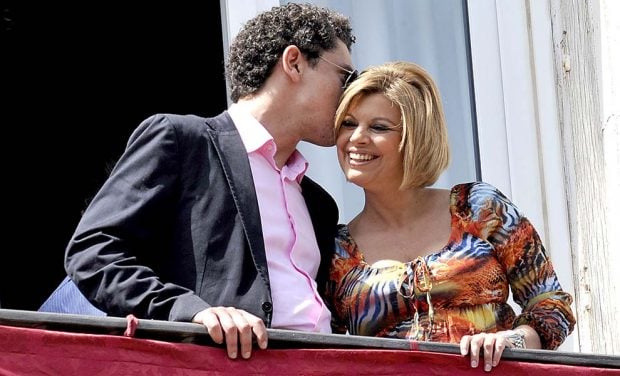 Terelu y Salvador Pérez
