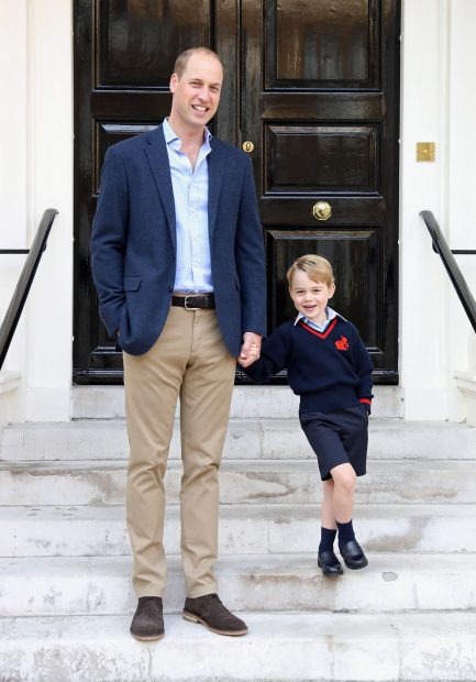 El príncipe George en su primer día de colegio el pasado año / Gtres